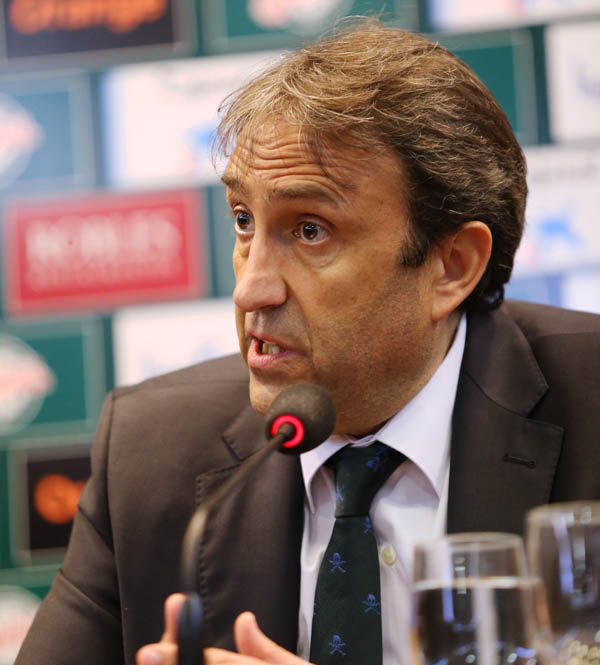 Luis Casimiro en rueda de prensa en San Pablo